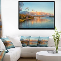 Autumn Sunset Panorama  Wall Art