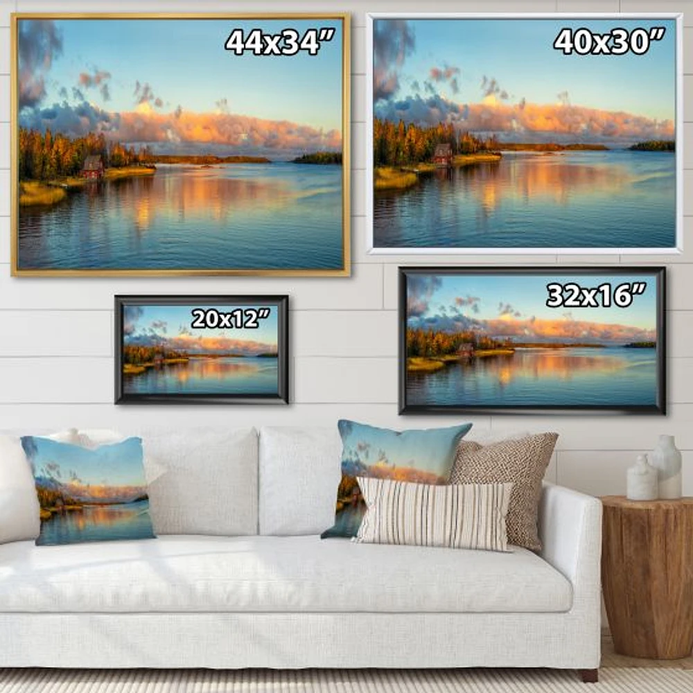 Autumn Sunset Panorama  Wall Art