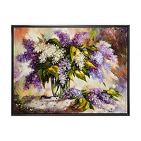 Lilac Bouquet a Vase  Wall Art