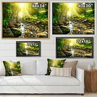 Mountain Stream Forest  Wall Art