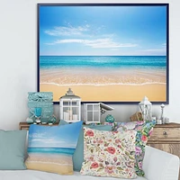 Calm Blue Sea and Sky  Wall Art