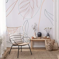 Floral Composition Wallpaper Mural