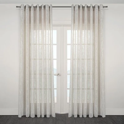 Panneau d'œillets semi- transparent en Jacquard « Foggia »