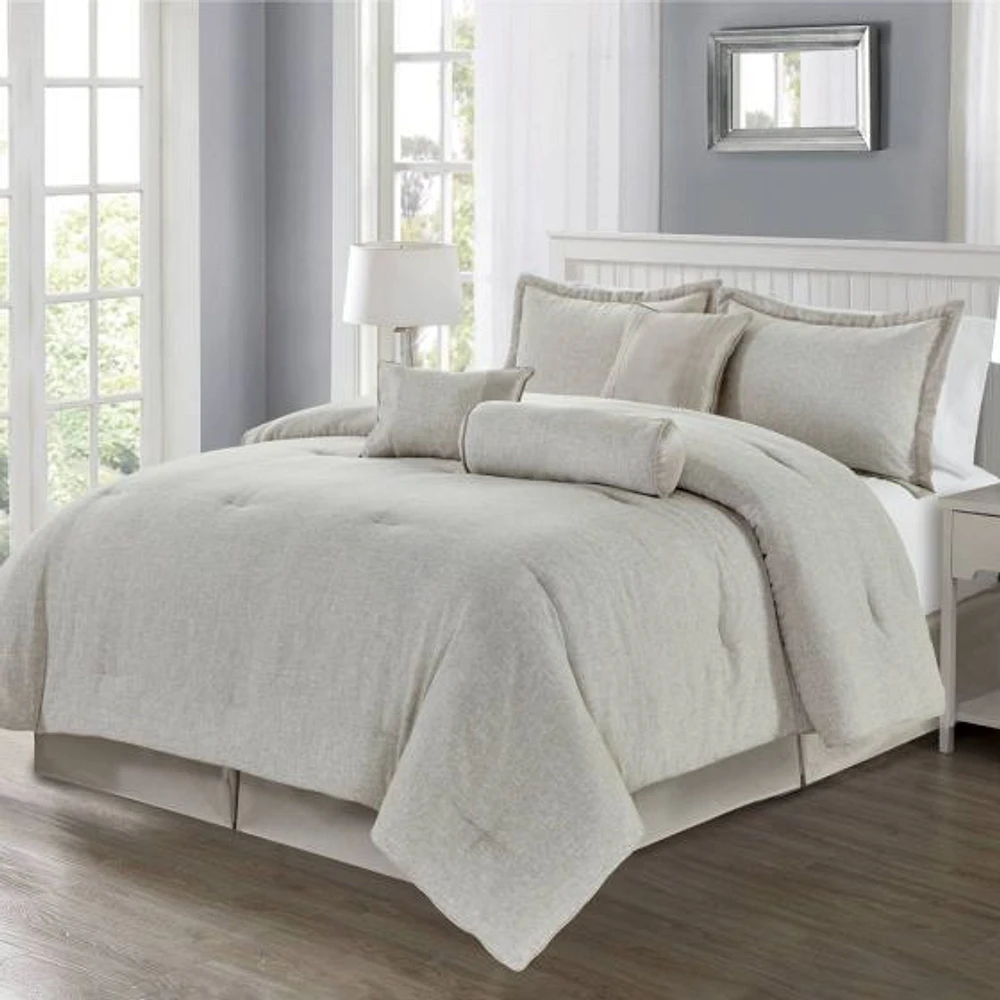 Hashton Comforter Set, 7 pieces