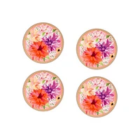 Maxwell & Williams Set of 4 Dahlia Coupe Plates - 19.5cm