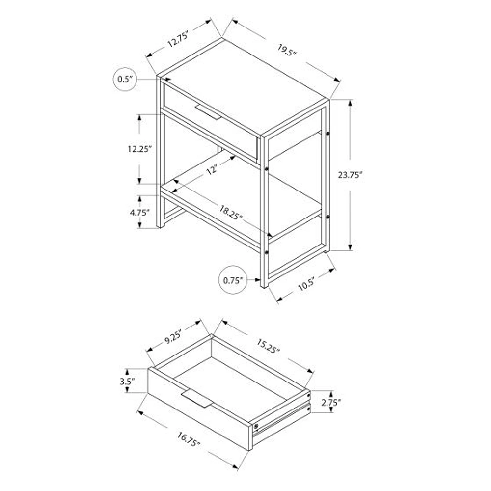 Contemporary Accent Table