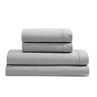 Washed Percale Solid T200 Sheet Set by Calvin Klein