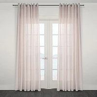 Imola Semi Sheer Jacquard Grommet Curtain