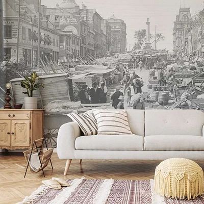 Jacques Cartier Square Wallpaper Mural