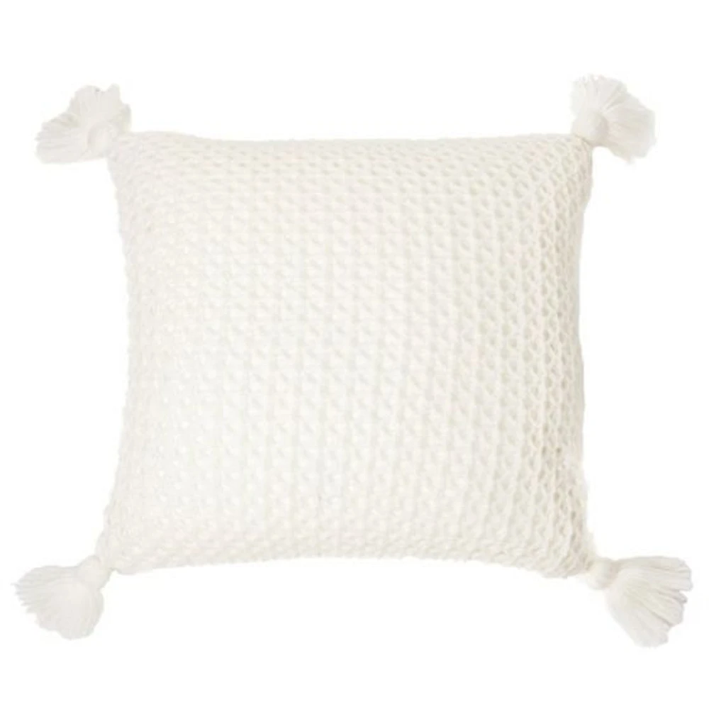 Brunelli coussin décoratif en tricot - Janick