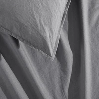 Washed Percale Cotton Duvet Cover Set by Calvin Klein