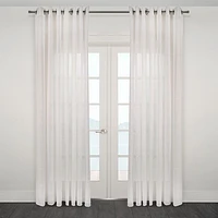 Kozani Sheer Jacquard Grommet Curtain