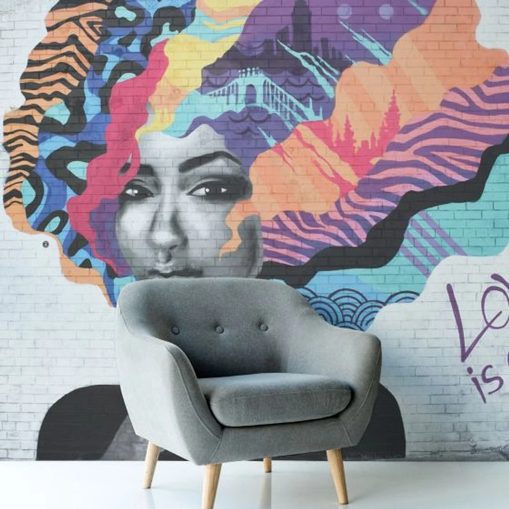 Love is Color Wallpaper Mural