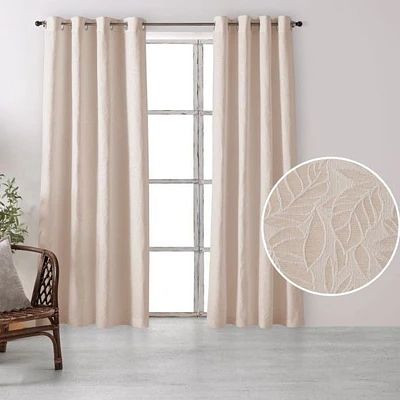 Lowan Jacquard Grommet Curtain