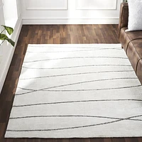 Hazel Off-White and Grey Rug