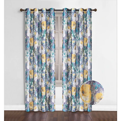 Monet Printed Grommet Curtain