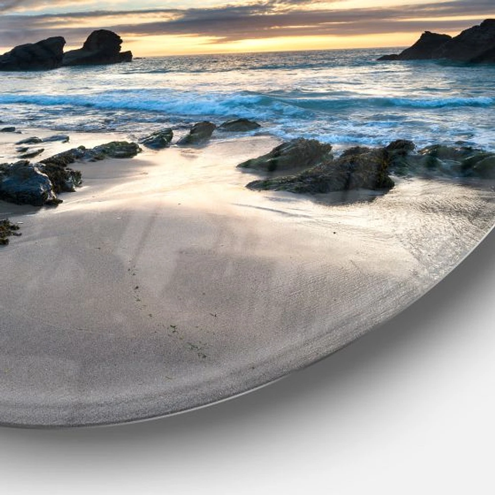 Beautiful Porthcothan Bay Metal Wall Art