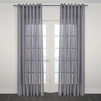 Nobile Semi Sheer Jacquard Grommet Curtain