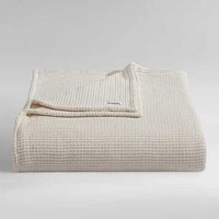 Honeycomb Cotton Blanket by Calvin Klein