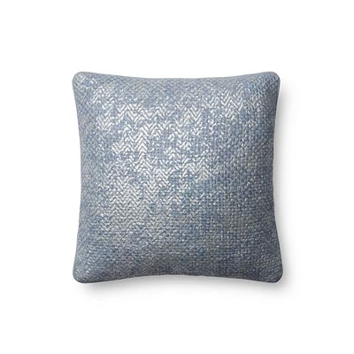 Coussin Chandler par Loloi - Gris