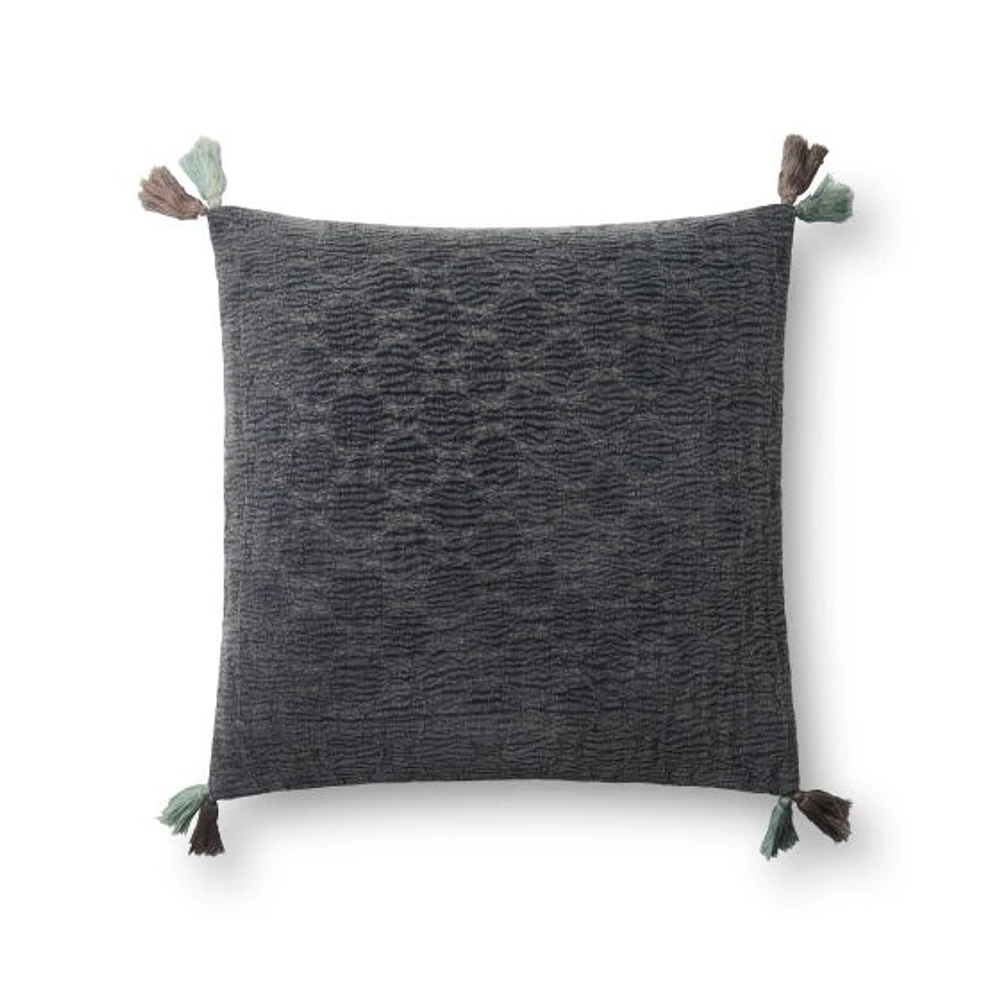 Loloi Ryan Charcoal Cushion