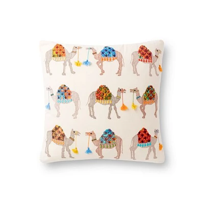 Coussin Leifi par Loloi - Naturel et Multi