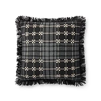 Loloi Crew Black and Grey Cushion