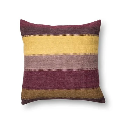 Loloi Antho Plum and Multi Cushion