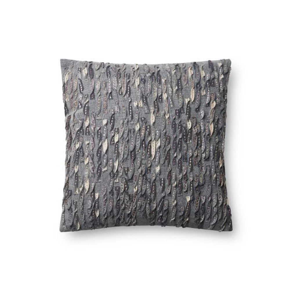 Coussin Colter par Loloi - Gris