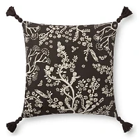 Coussin Holden par Loloi - Noir et Ivoire