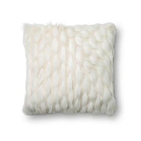 Loloi Janik White Cushion