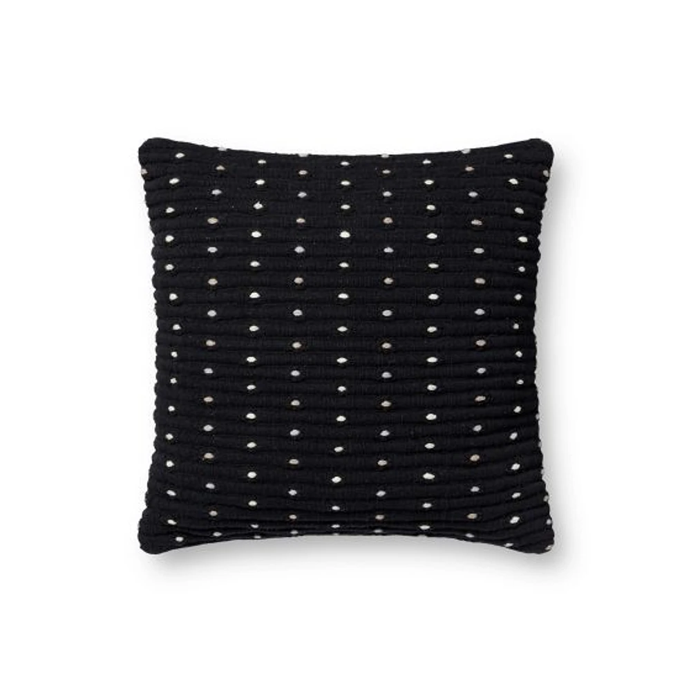 Loloi Yara Black Cushion