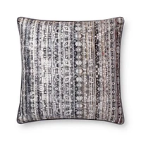 Loloi Amabel Grey Cushion