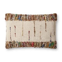 Loloi Alora Ivory and Multi Cushion