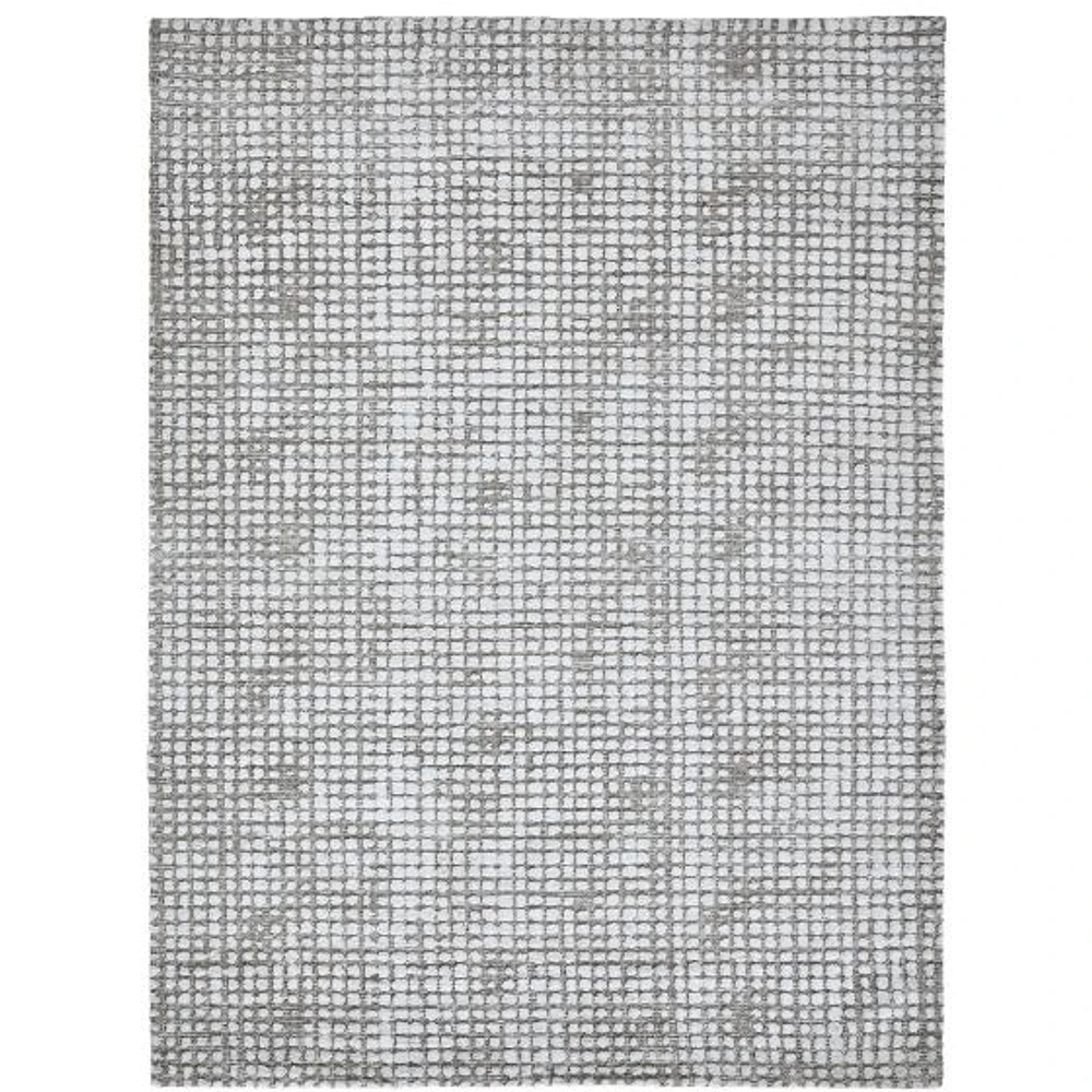 Tapis ivoire et taupe « Hazel »