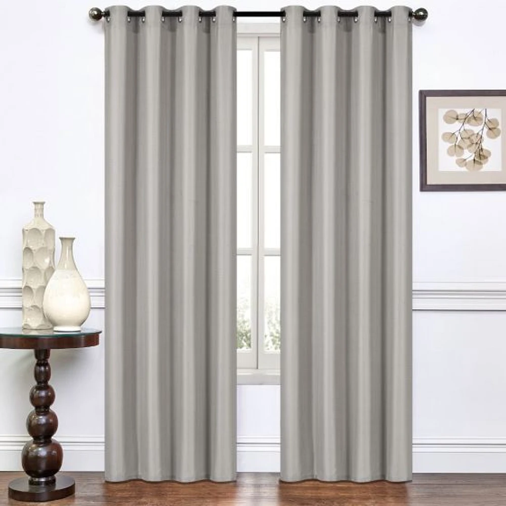 Palma Jacquard Grommet Curtain