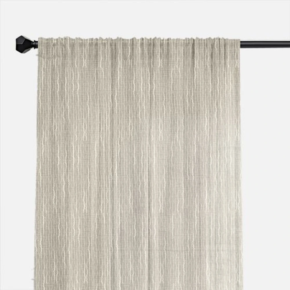 Palu Semi Sheer Rod Pocket Curtain