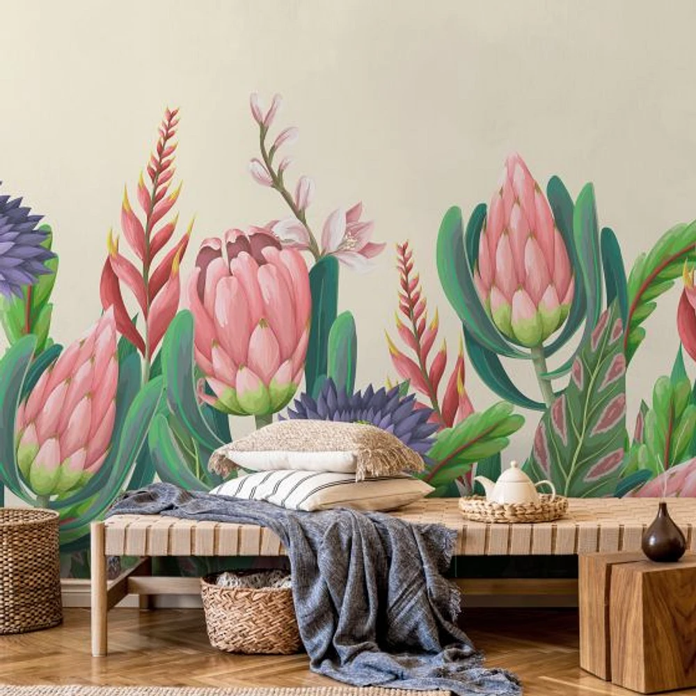 Proteas Flower Wallpaper Mural