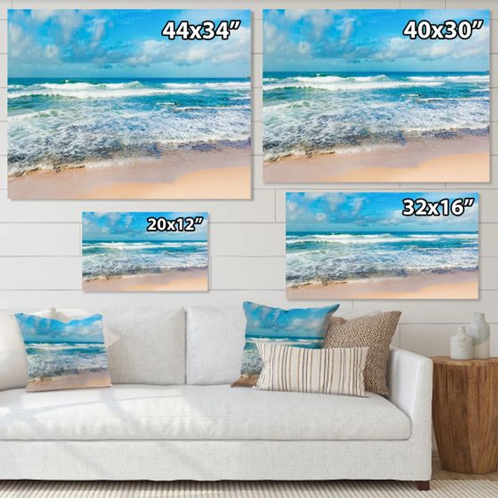 indian Ocean Panoramic View  Canvas Art