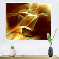 Toile  « Light Yellow Abstract Fractal Design »