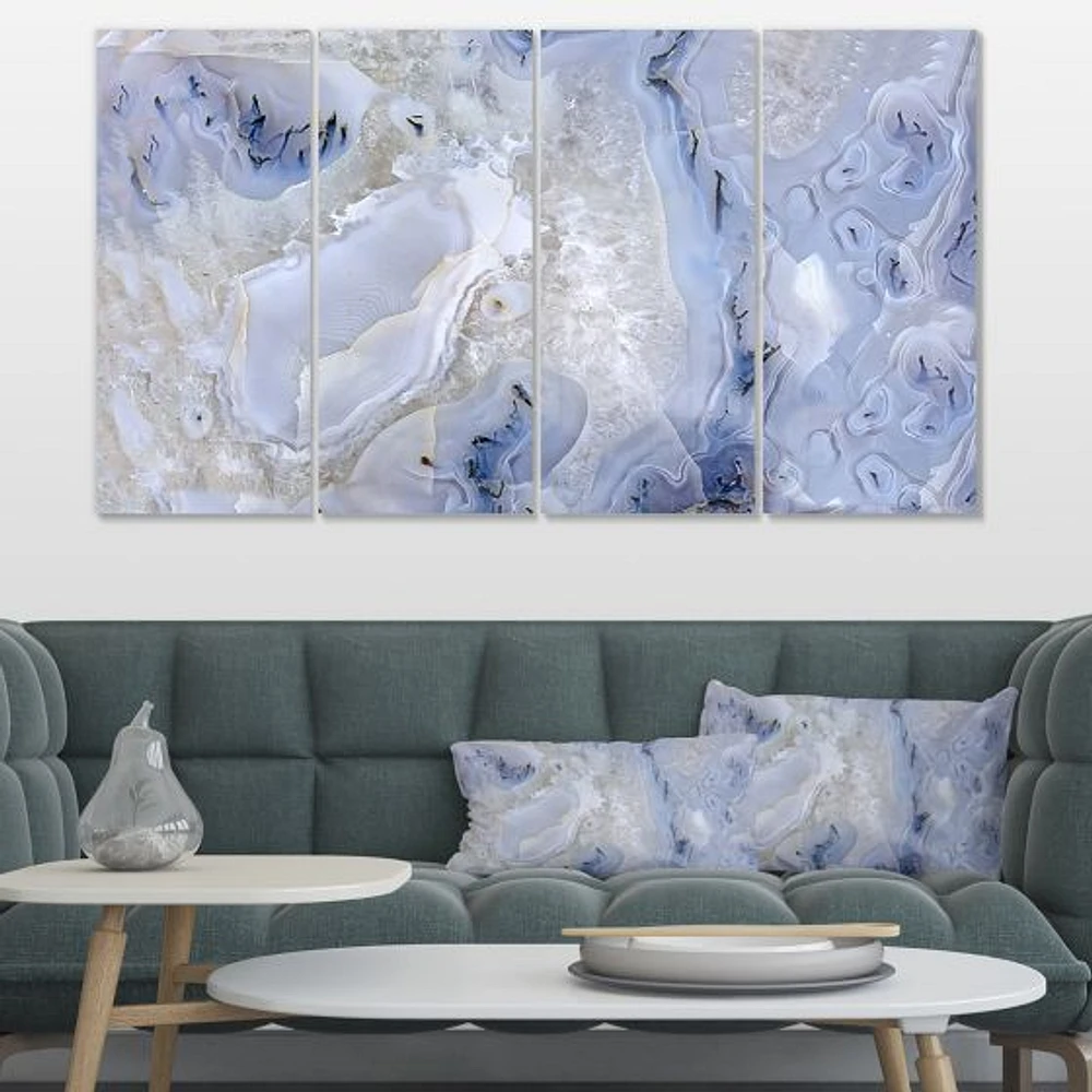 Agate Stone Background  Canvas Wall Art