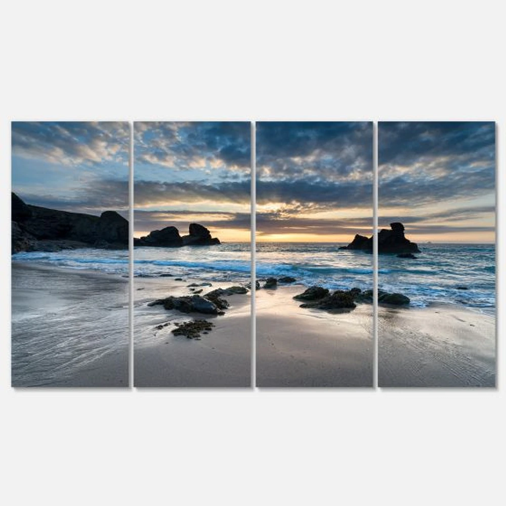 Beautiful Porthcothan Bay  Canvas Wall Art Print