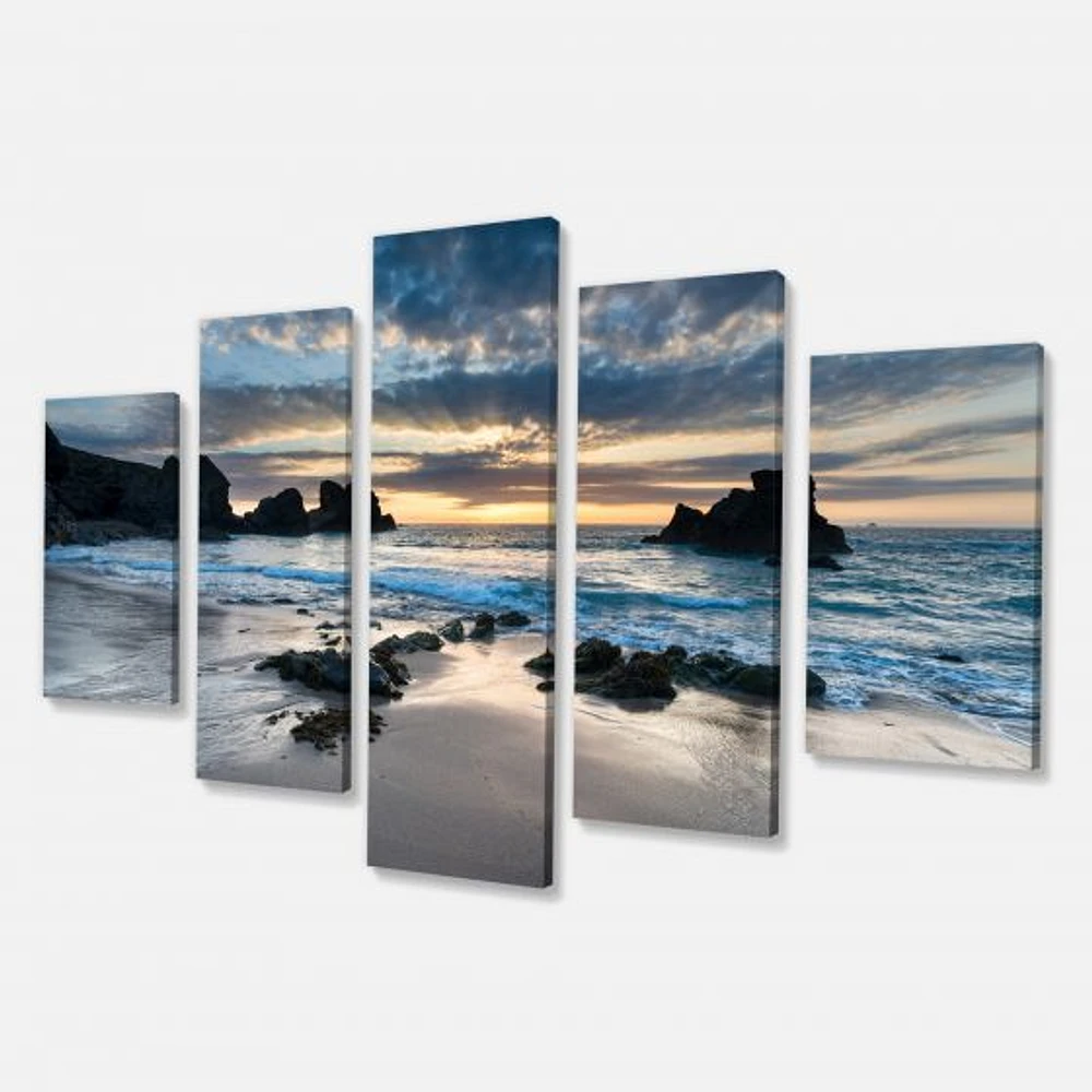 Beautiful Porthcothan Bay  Canvas Wall Art Print