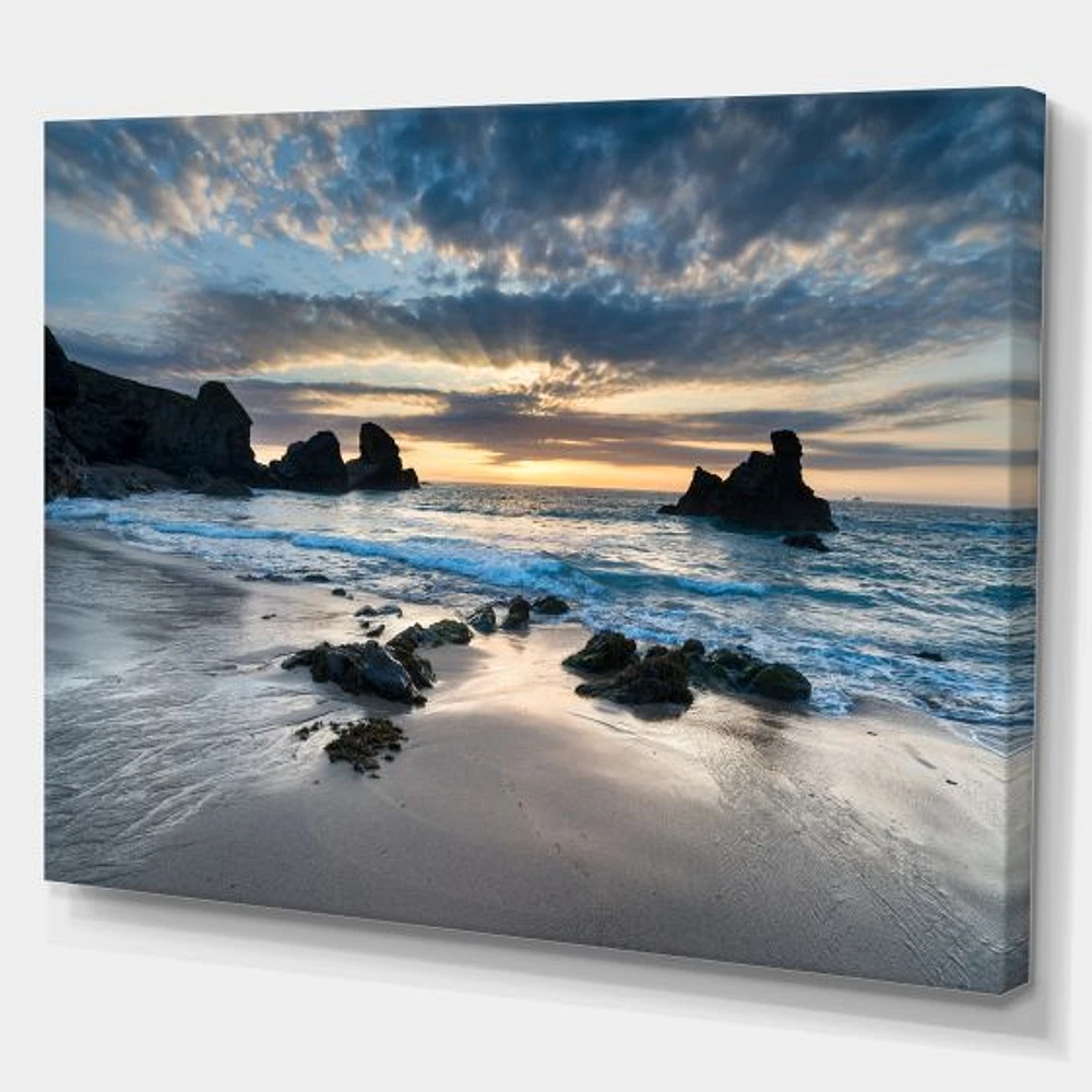 Beautiful Porthcothan Bay Canvas Wall Art