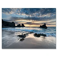 Beautiful Porthcothan Bay Canvas Wall Art