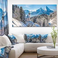 Winter the Bavarian Alps  Wall Art