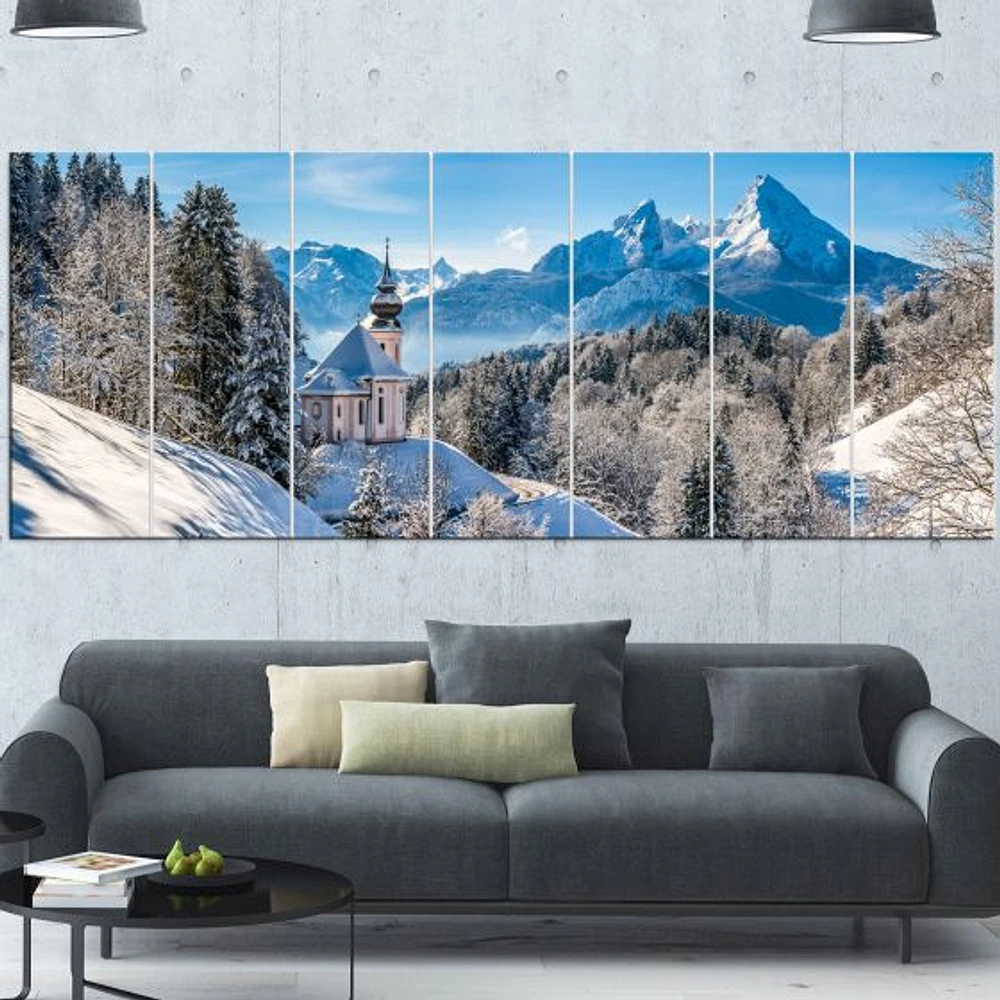 Toile « Winter the Bavarian Alps