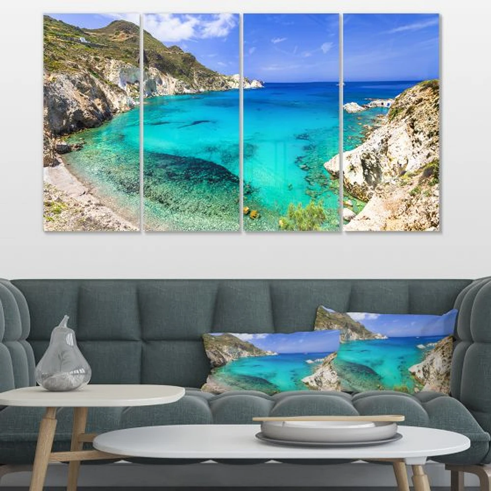 Toile « Greece Beaches of Milos Island