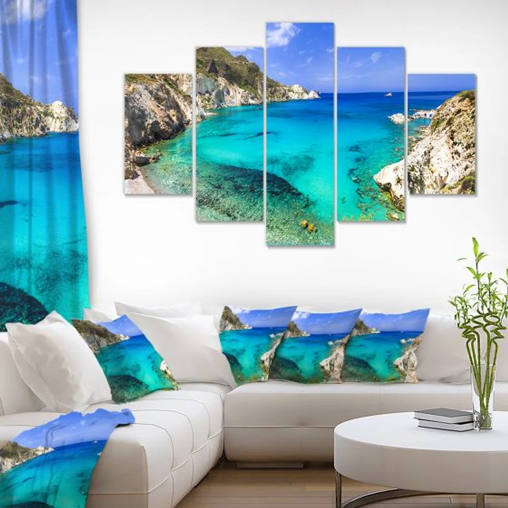 Greece Beaches of Milos Island  Canvas Wall Art