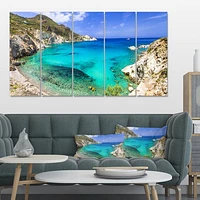 Greece Beaches of Milos Island  Canvas Wall Art